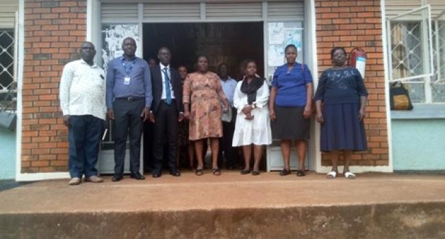 The PPDA Team together with The District Team after Holding a Meeting on PPDA Management Report